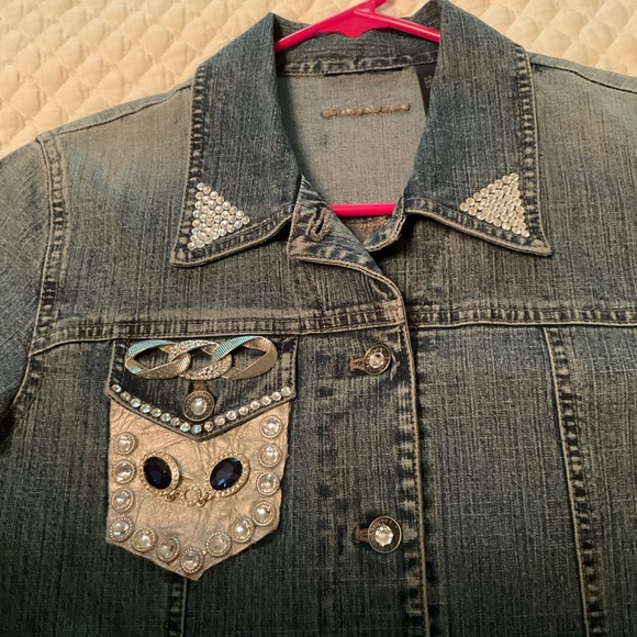 Custom made long Jean jacket - Picture 2 of 3